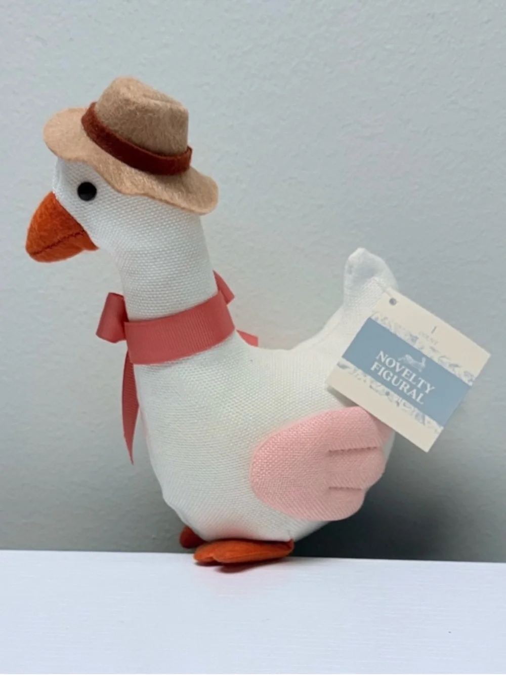 Novelty Plush Goose w/ Pink Accents & Straw Hat, Target Bullseye's Playground™